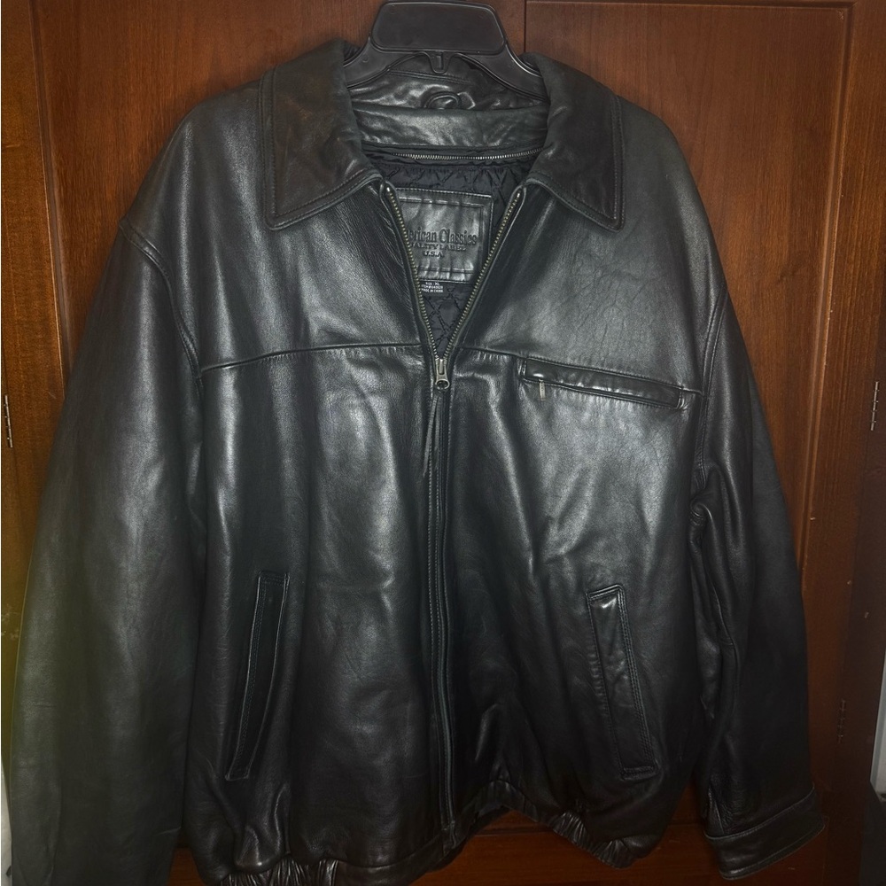 American Classics Black Leather Jacket